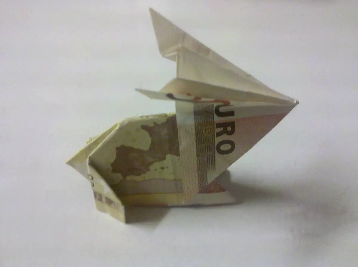 Bunny aus engem 50 € Scheck geklappt