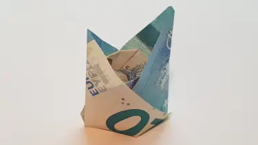 Bischofsmütze Aus Einem Geldschein Falten Origami Mit